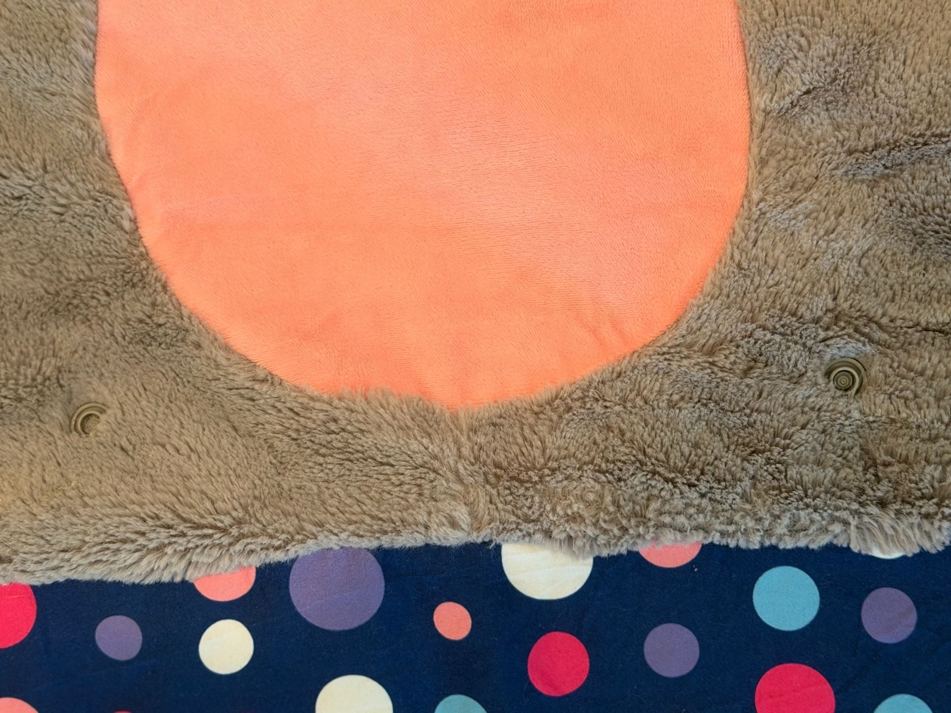 Retired Happy Nappers Gray Mouse Polka Dot 2 in 1 Pillow and Sleeping Bag 8