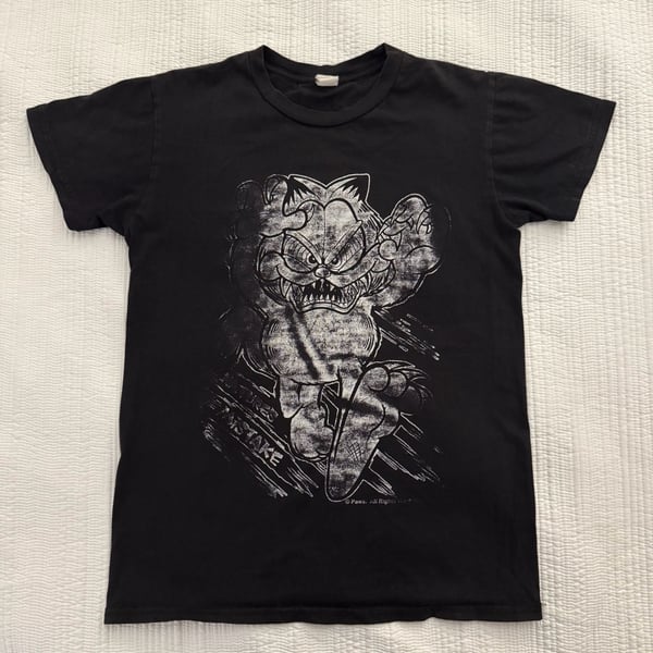Garfield Monster Graphic T-Shirt Black