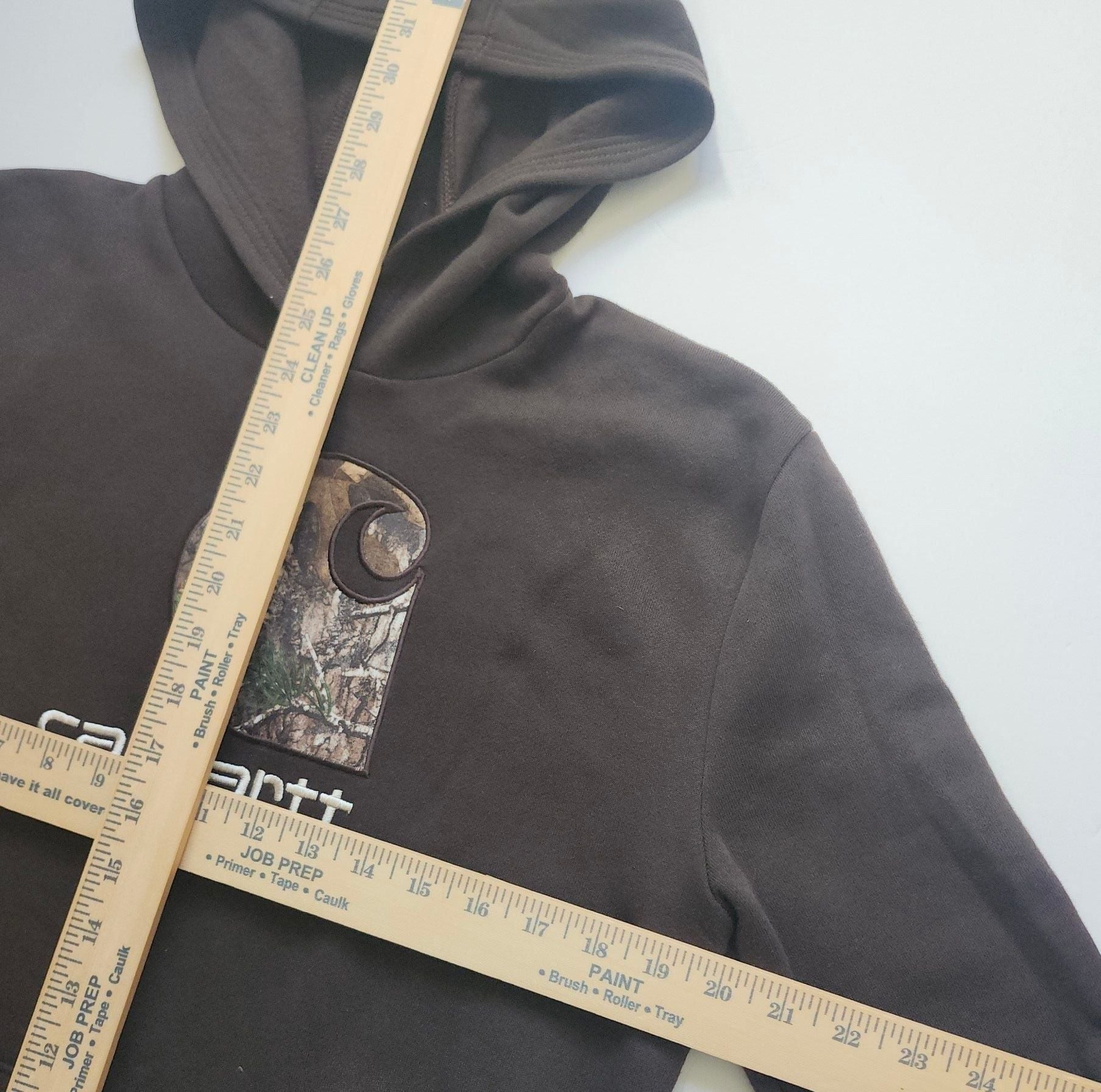 Carhartt Camo Logo Hoodie Brown 3