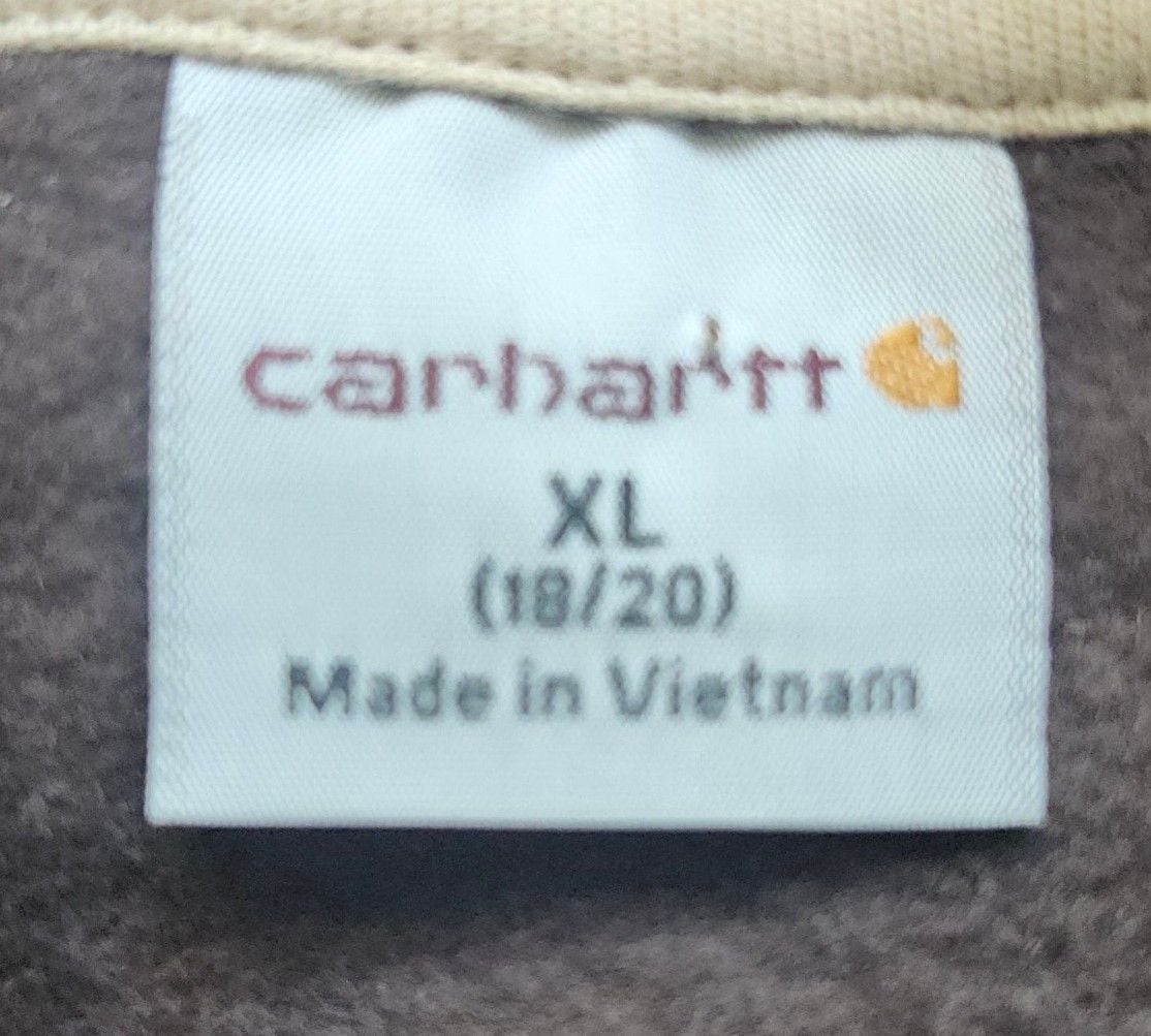Carhartt Camo Logo Hoodie Brown 4