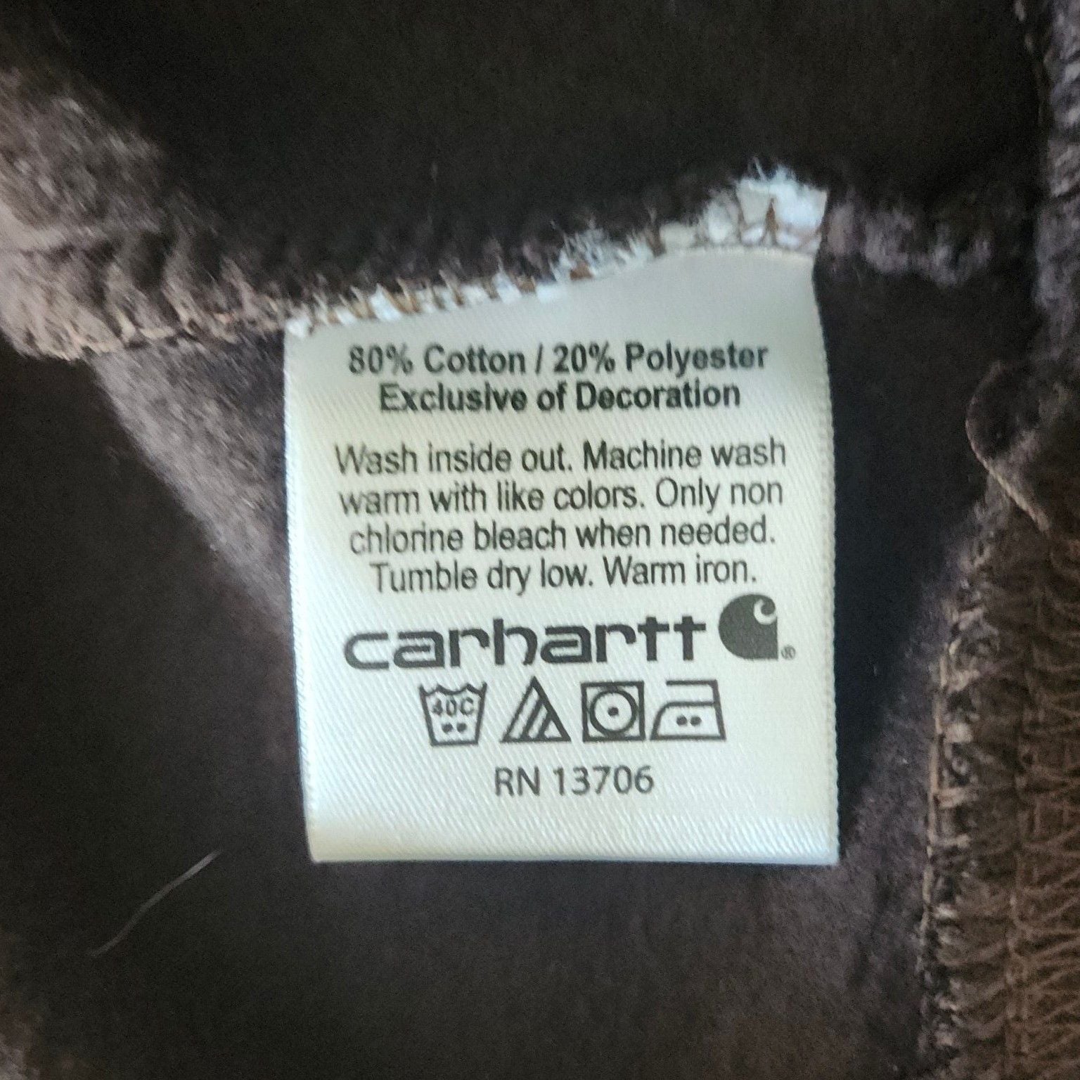Carhartt Camo Logo Hoodie Brown 6