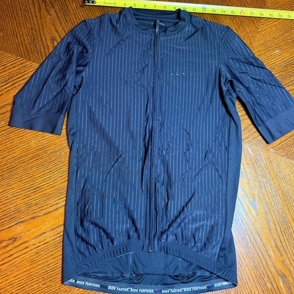 Le Col Pro Cycling Jersey Black Pinstripe Short Sleeve
