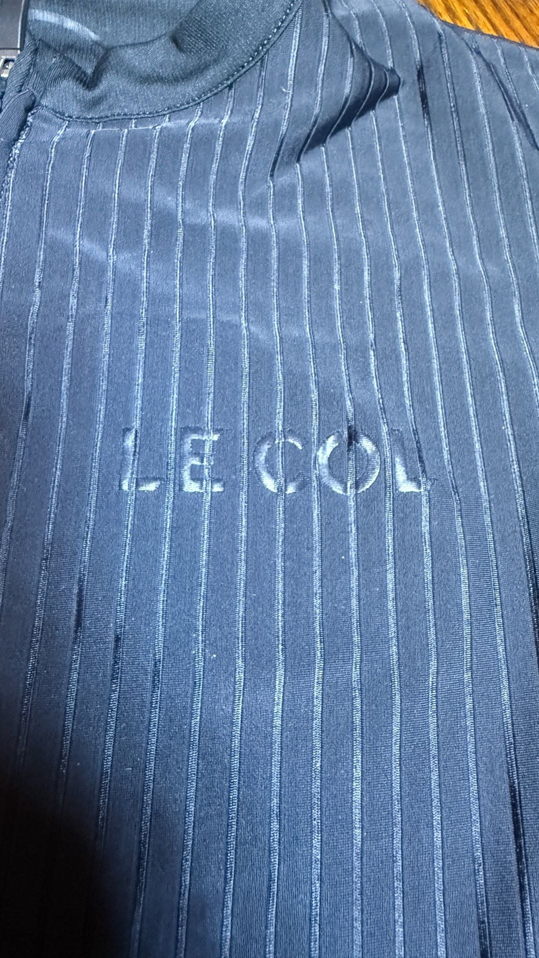 Le Col Pro Cycling Jersey Black Pinstripe Short Sleeve 3