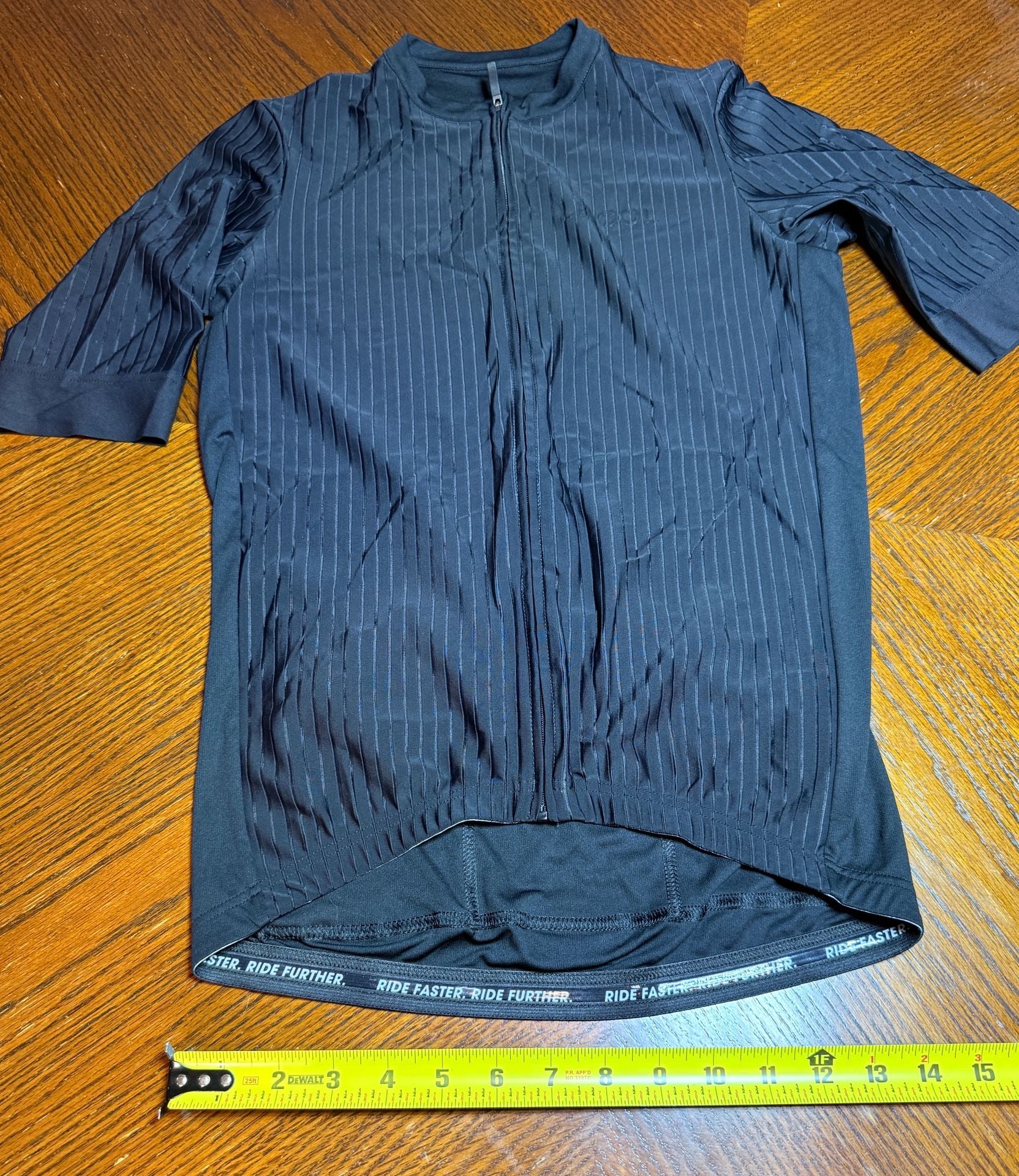 Le Col Pro Cycling Jersey Black Pinstripe Short Sleeve 7