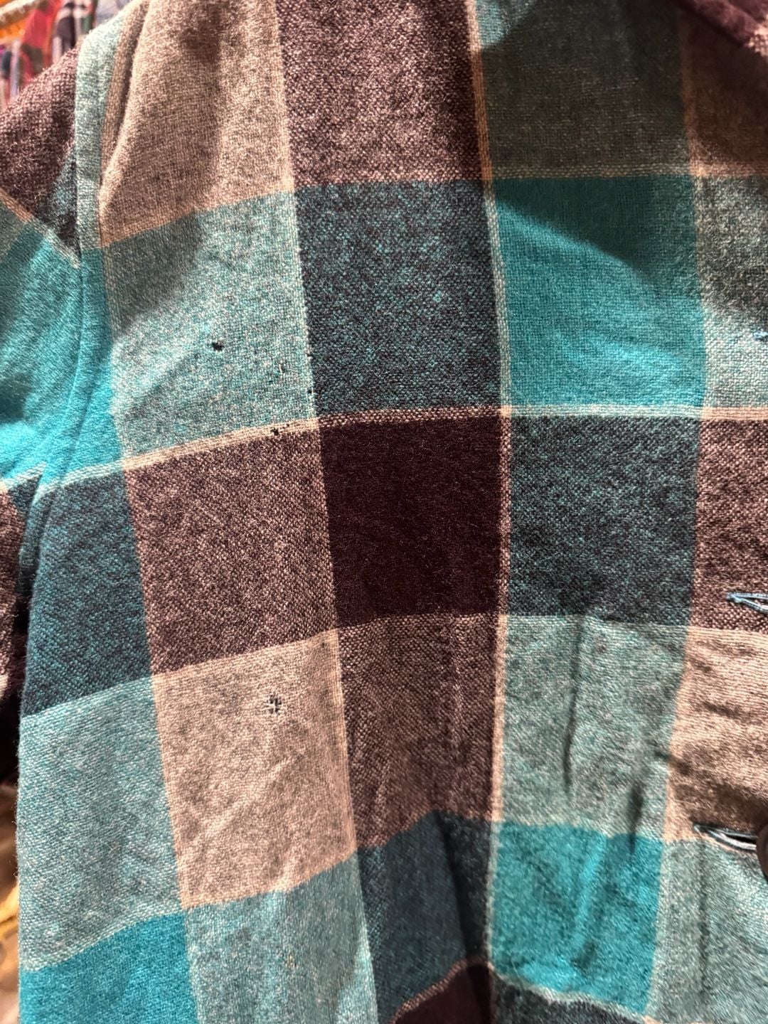 True Vintage 1950s Vic Gene Flannel Jacket Size Large 7