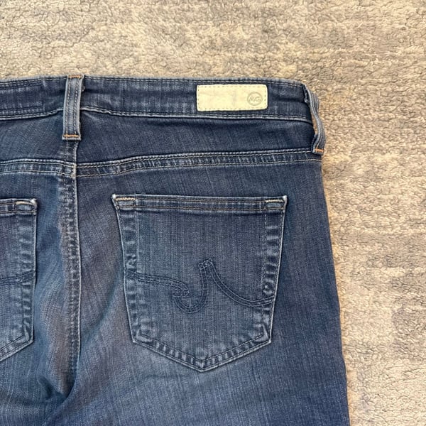 AG Adriano Goldschmied The Prima Crop Size 27 Mid-Rise Cigarette Crop