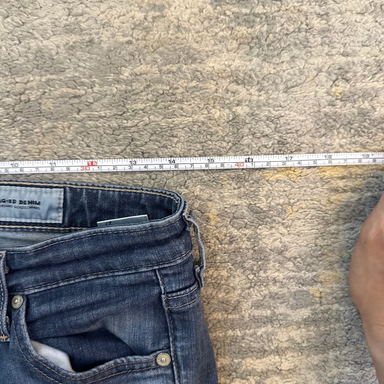 AG Adriano Goldschmied The Prima Crop Size 27 Mid-Rise Cigarette Crop 7