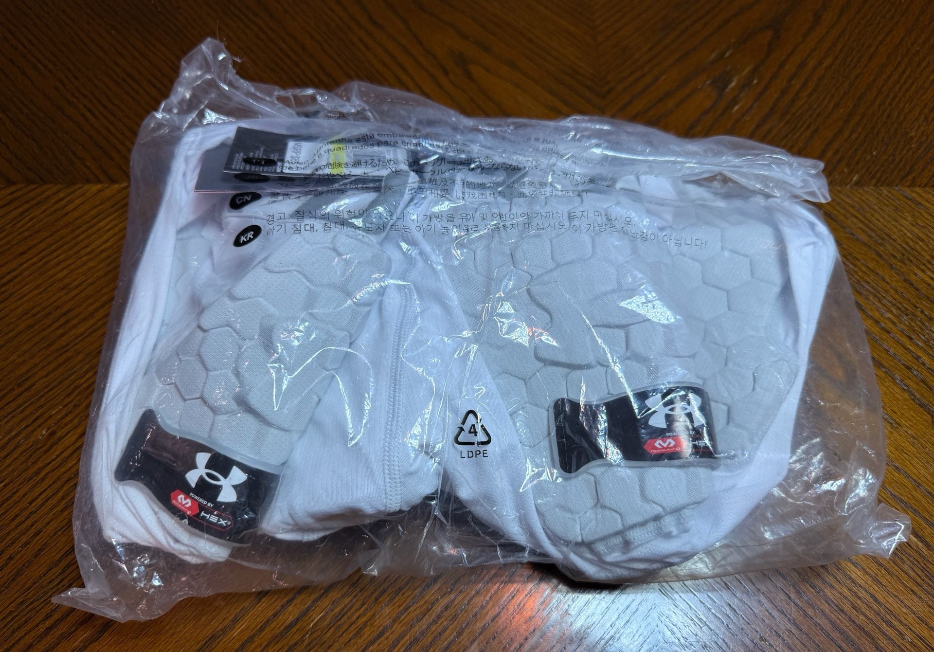 Under Armour GDA Pro 7-Pad 3/4 Tight Size M White Hex Padded 5