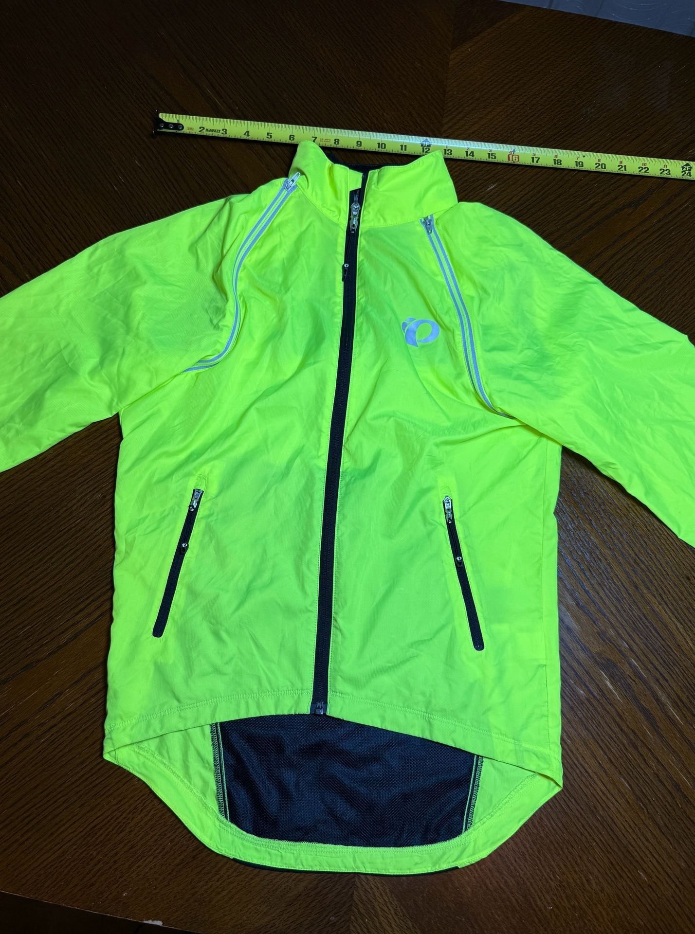 Convertible Pearl Izumi Elite Cycling Jacket S Neon Yellow Windbreaker/tank 2
