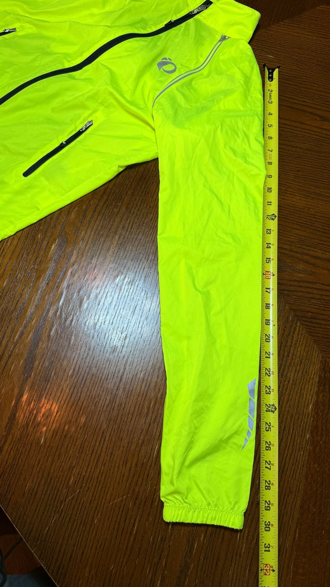 Convertible Pearl Izumi Elite Cycling Jacket S Neon Yellow Windbreaker/tank 3