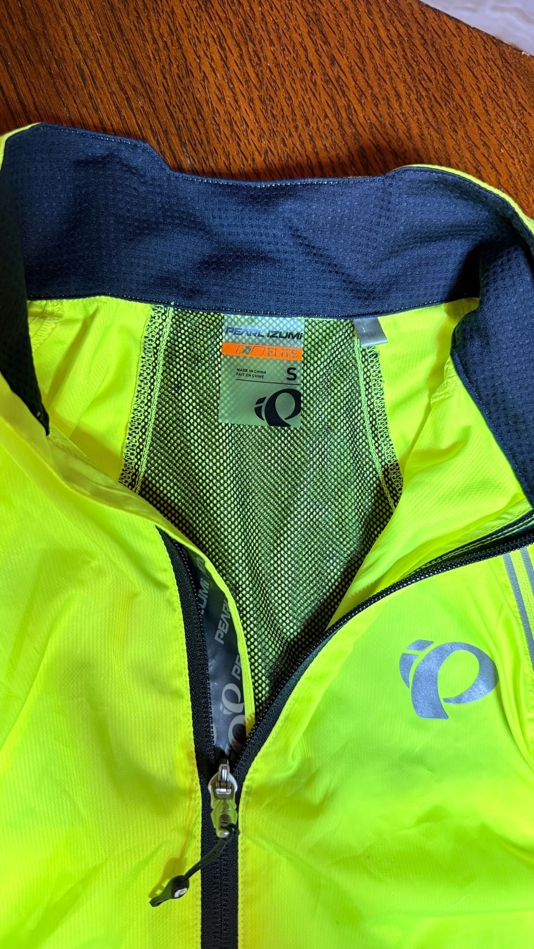 Convertible Pearl Izumi Elite Cycling Jacket S Neon Yellow Windbreaker/tank 6