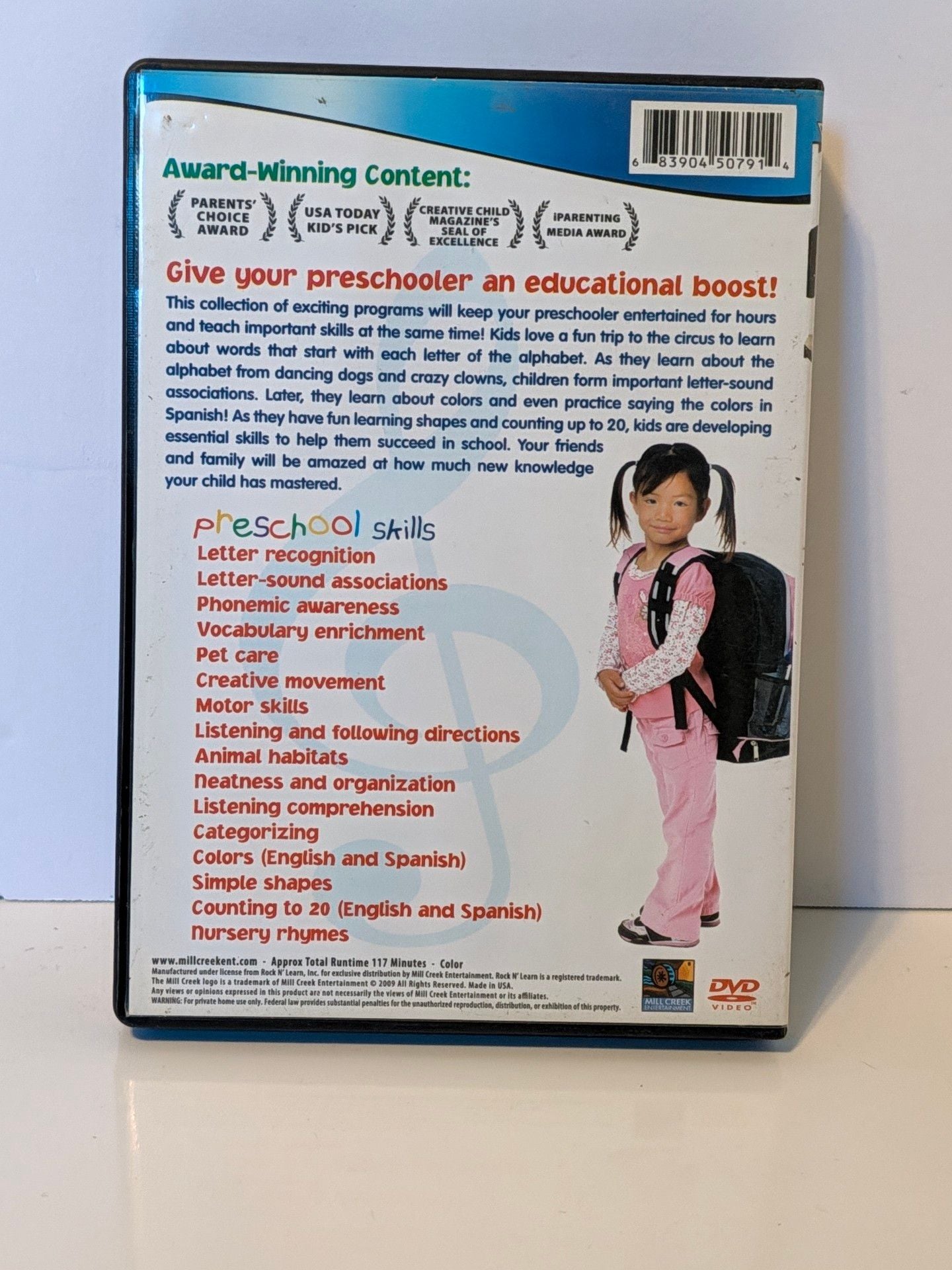 Rock 'n Learn Preschool DVD Ages 2-5 Cool Music and Videos for Fun Learning 3