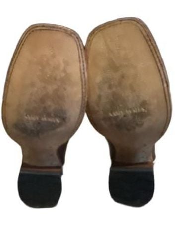Cody James BBS16 Stockman Western Boots Size 9 EE Brown Blue 5
