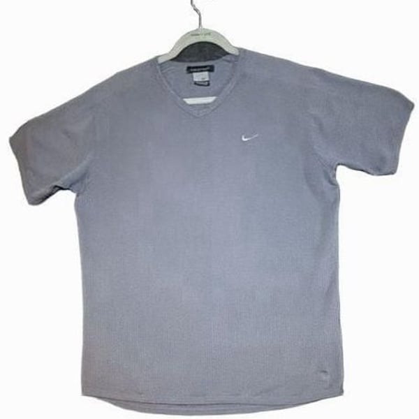 Nike Sphere V-Neck T-Shirt Men’s Size XL Gray Athletic