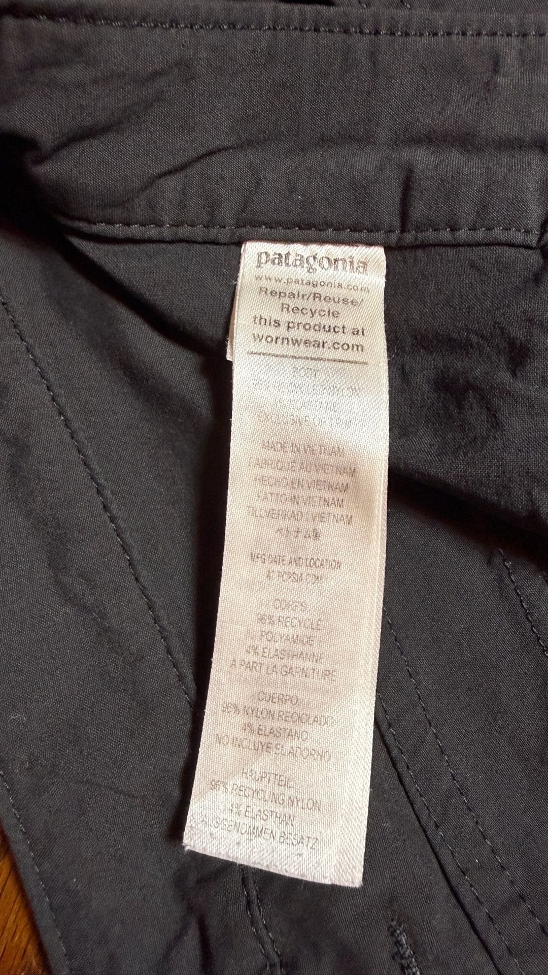 Patagonia Quandary Technical Hiking Pants Dark Gray 10