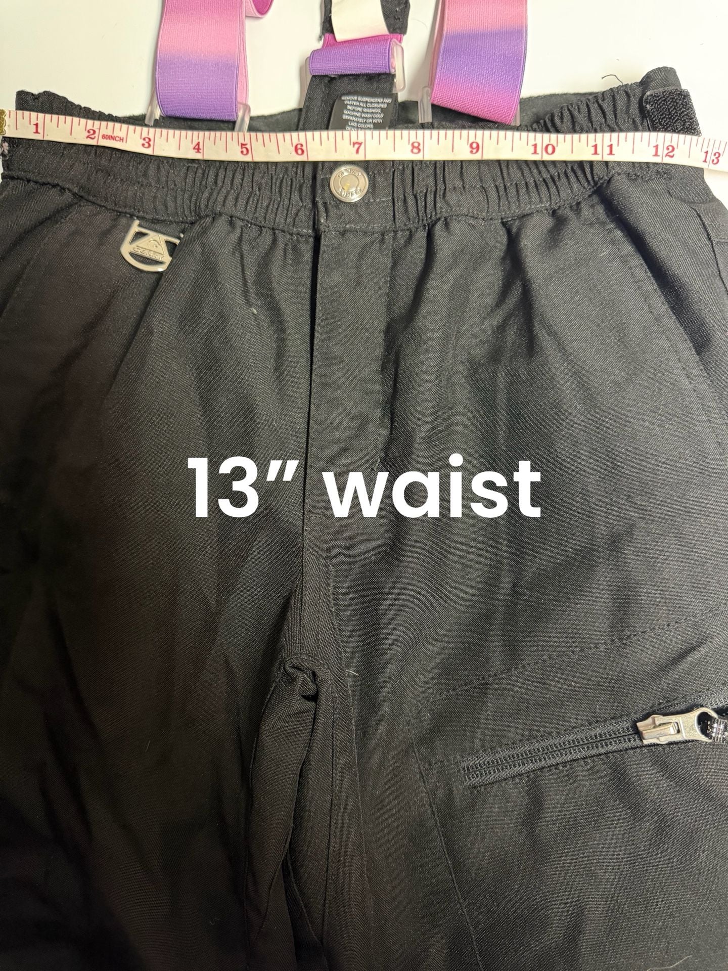 Girls Snow Pants Size S-7/8 Removable Suspenders , by Gerry 9