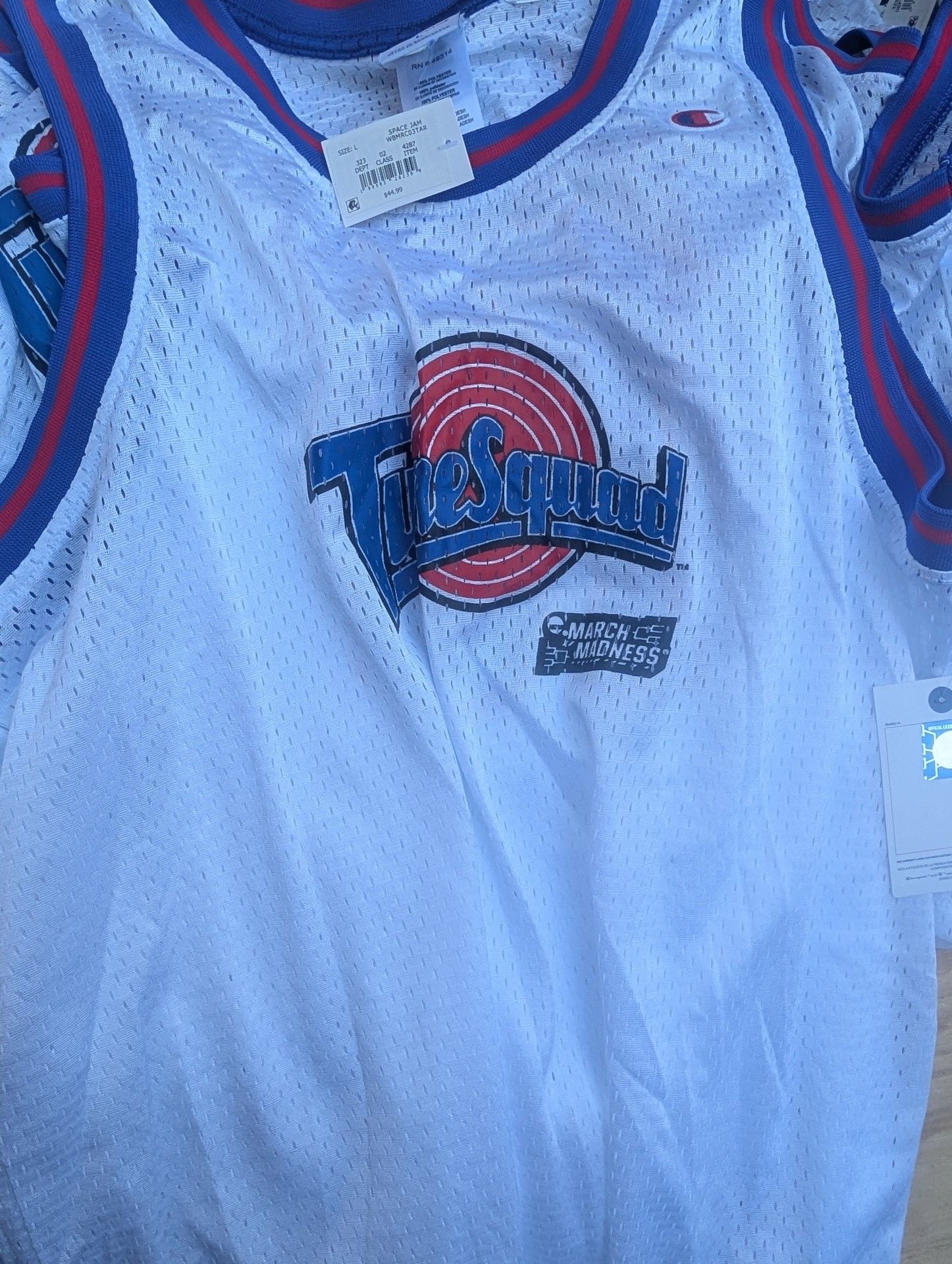 Champion Space Jam Tune Squad Lola Bunny 10 Basketball Jersey Size S White 1