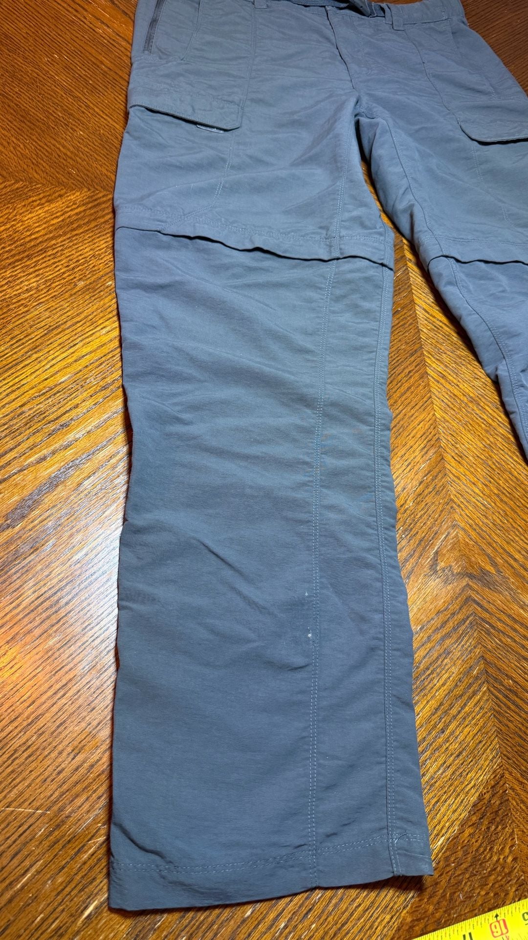 The North Face Convertible Hiking Pants Gray 8