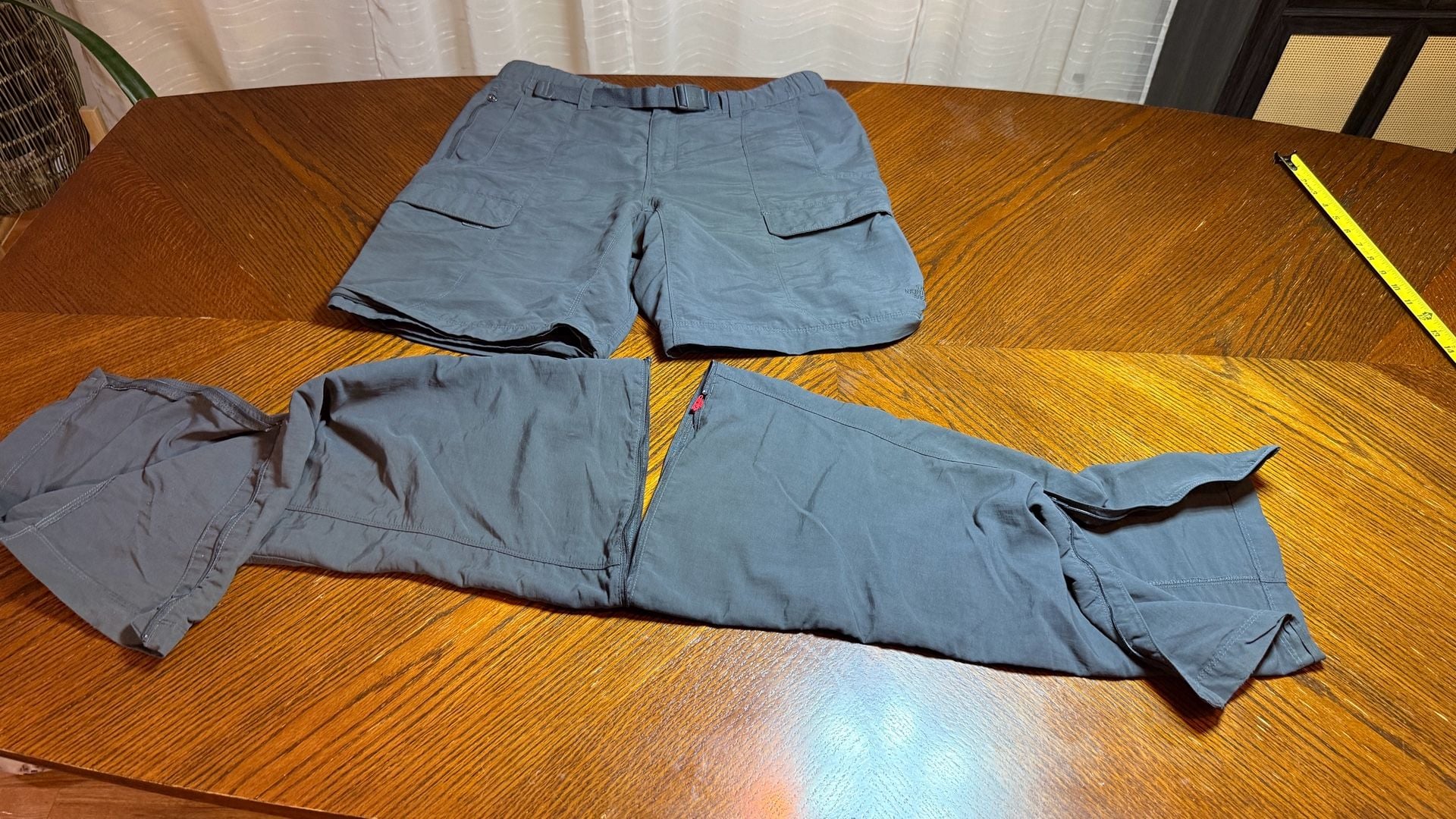 The North Face Convertible Hiking Pants Gray 10