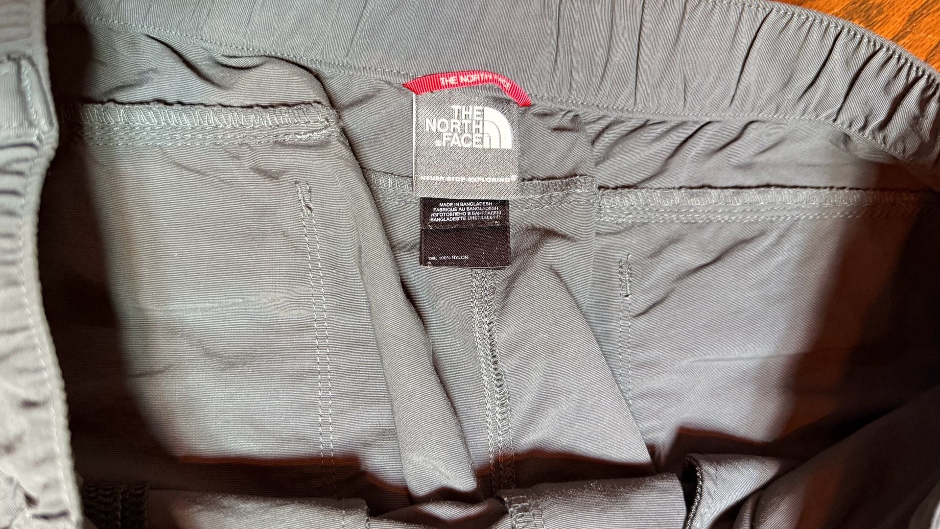 The North Face Convertible Hiking Pants Gray 12
