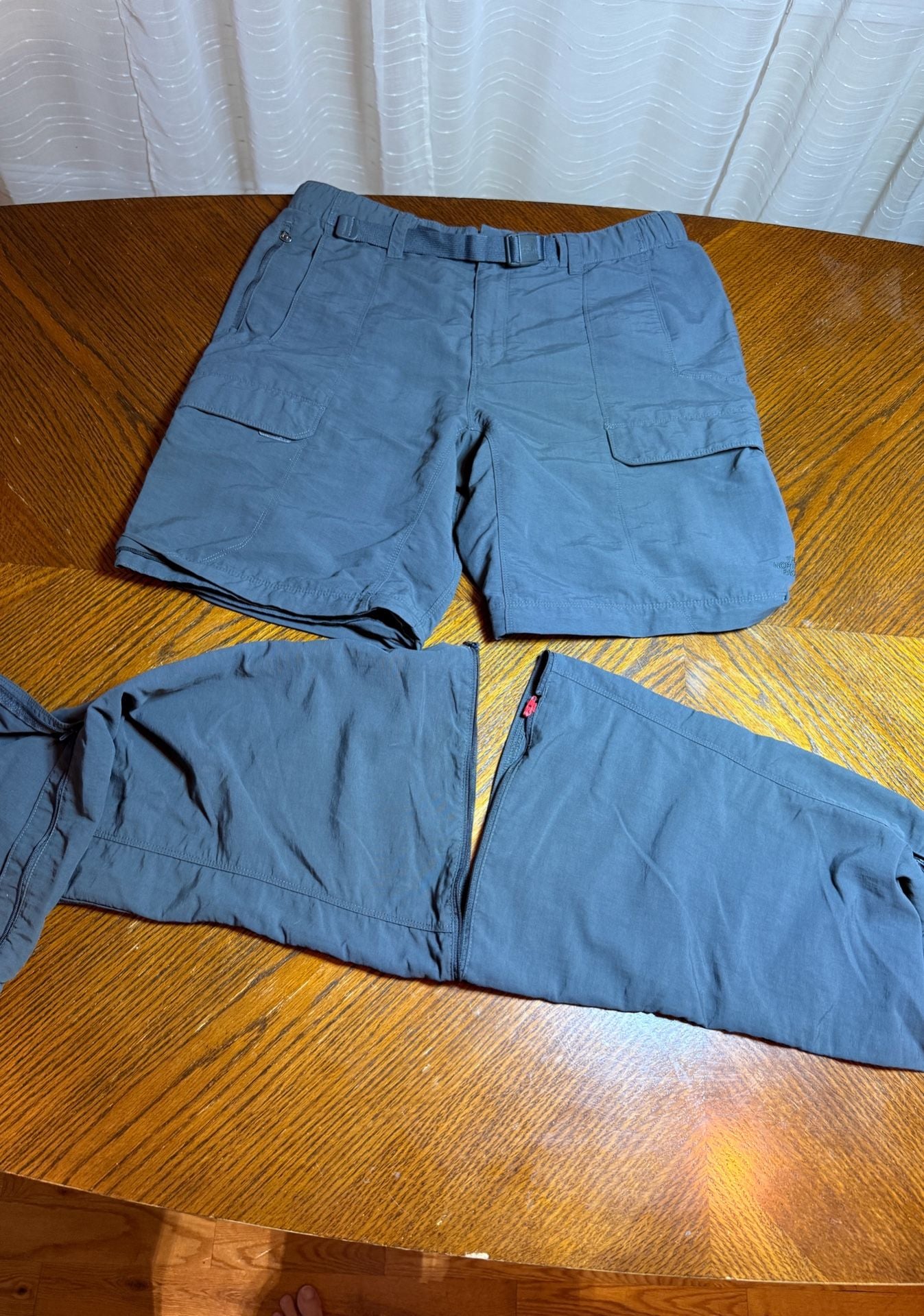 The North Face Convertible Hiking Pants Gray 13