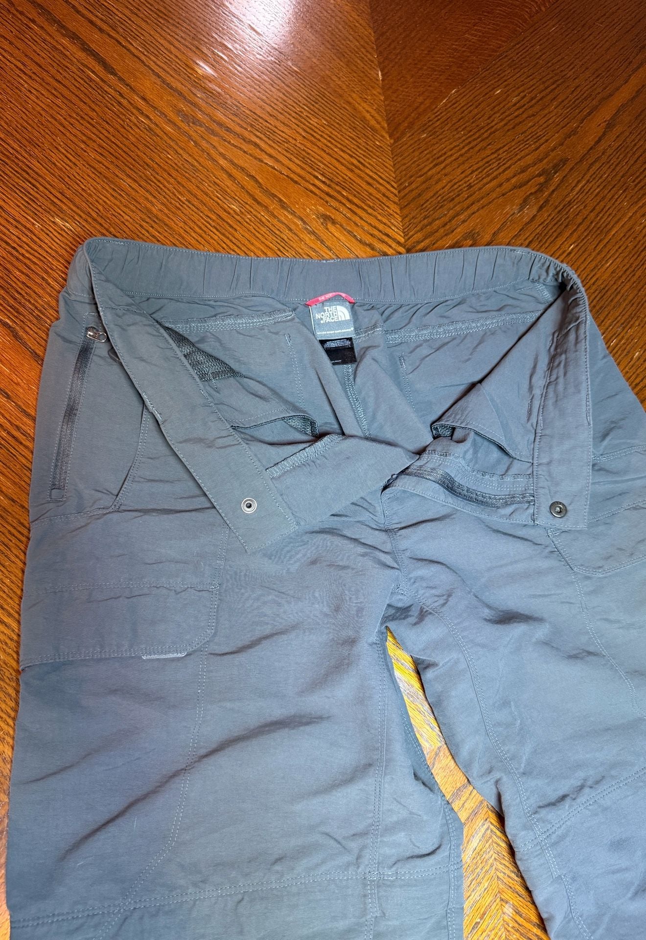 The North Face Convertible Hiking Pants Gray 14