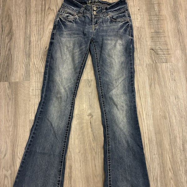 WallFlower Bootcut Jeans Blue Denim