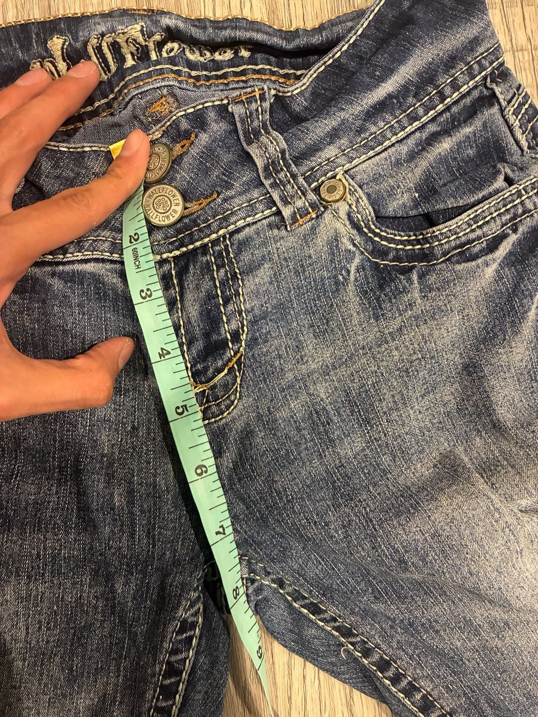 WallFlower Bootcut Jeans Blue Denim 8