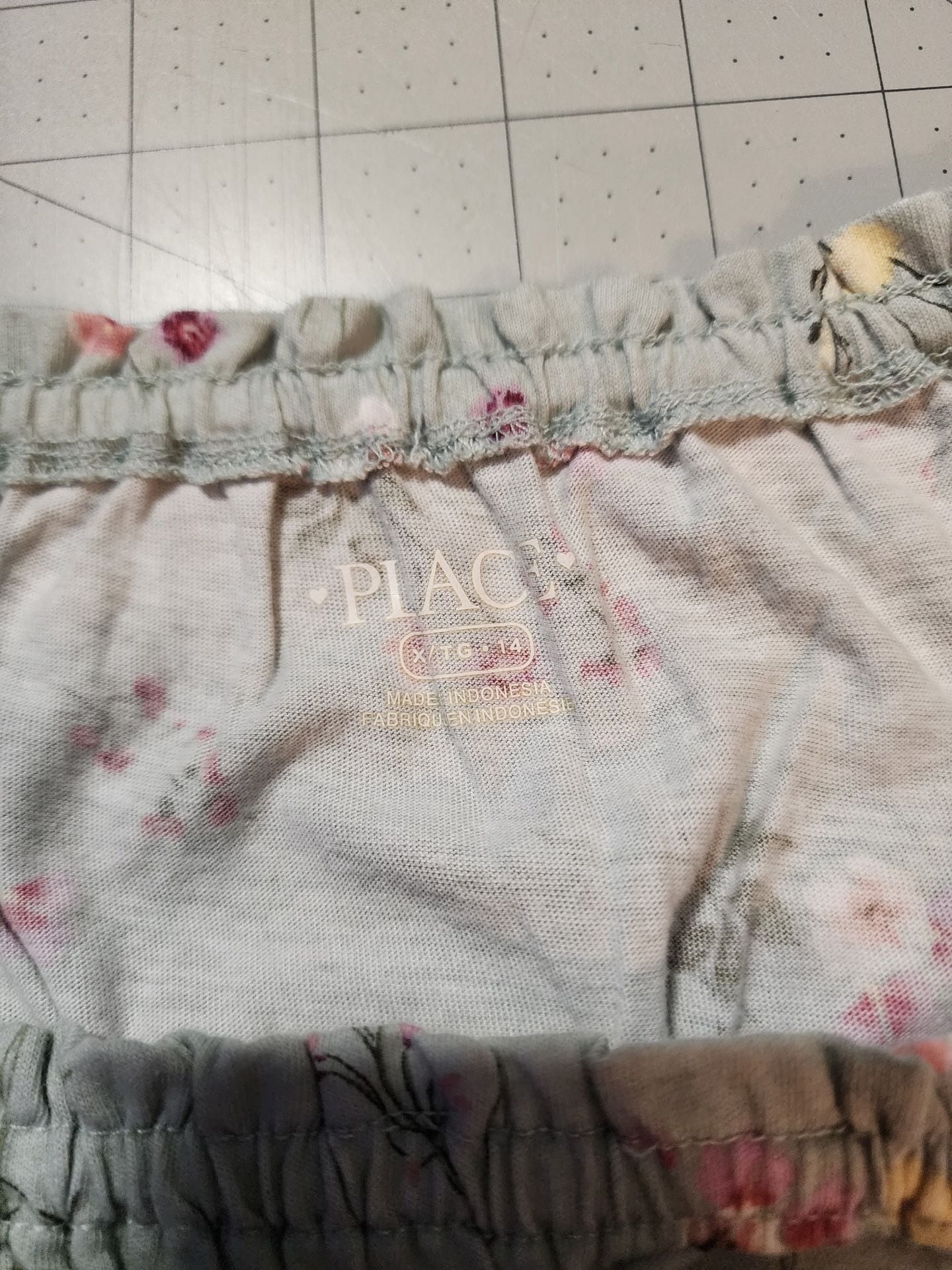 The Children's Place Floral Off-The-Shoulder Top Size XL 14 3