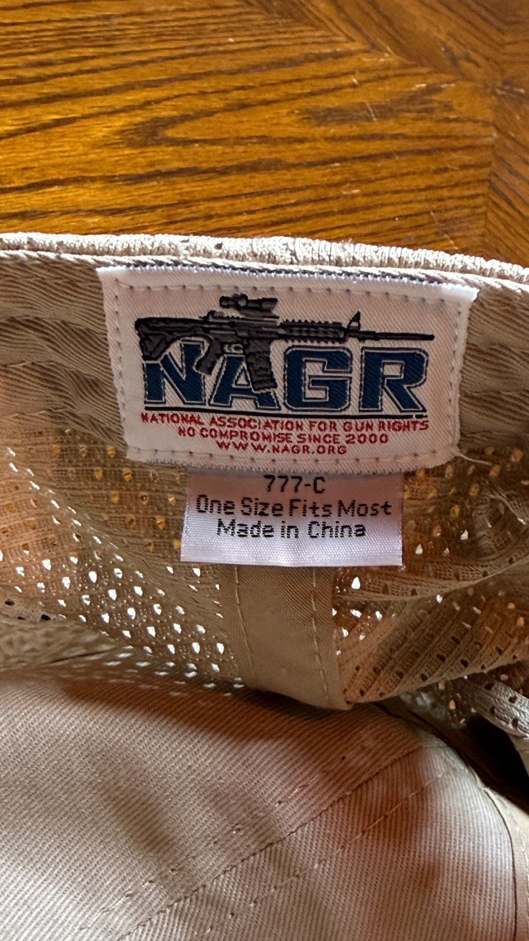 National Association For Gun Rights Camo Mesh Cap Hat 9
