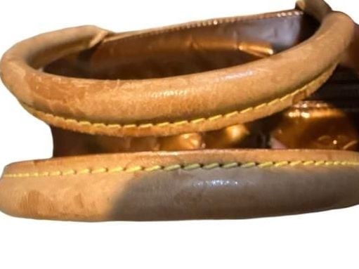 FLAWED- Louis Vuitton Tompkins Square Monogram Vernis Bronze Handbag 6