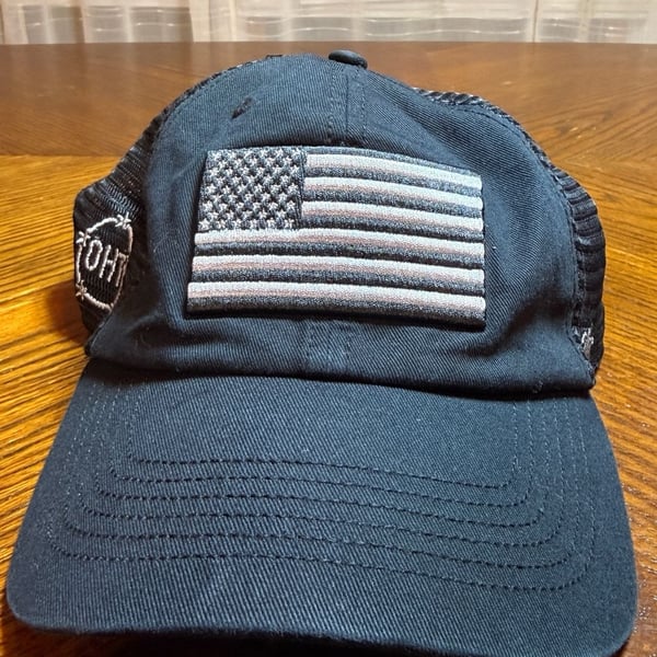 47 Brand Operation Hat Trick OHT Black Trawler Clean Up Trucker Hat