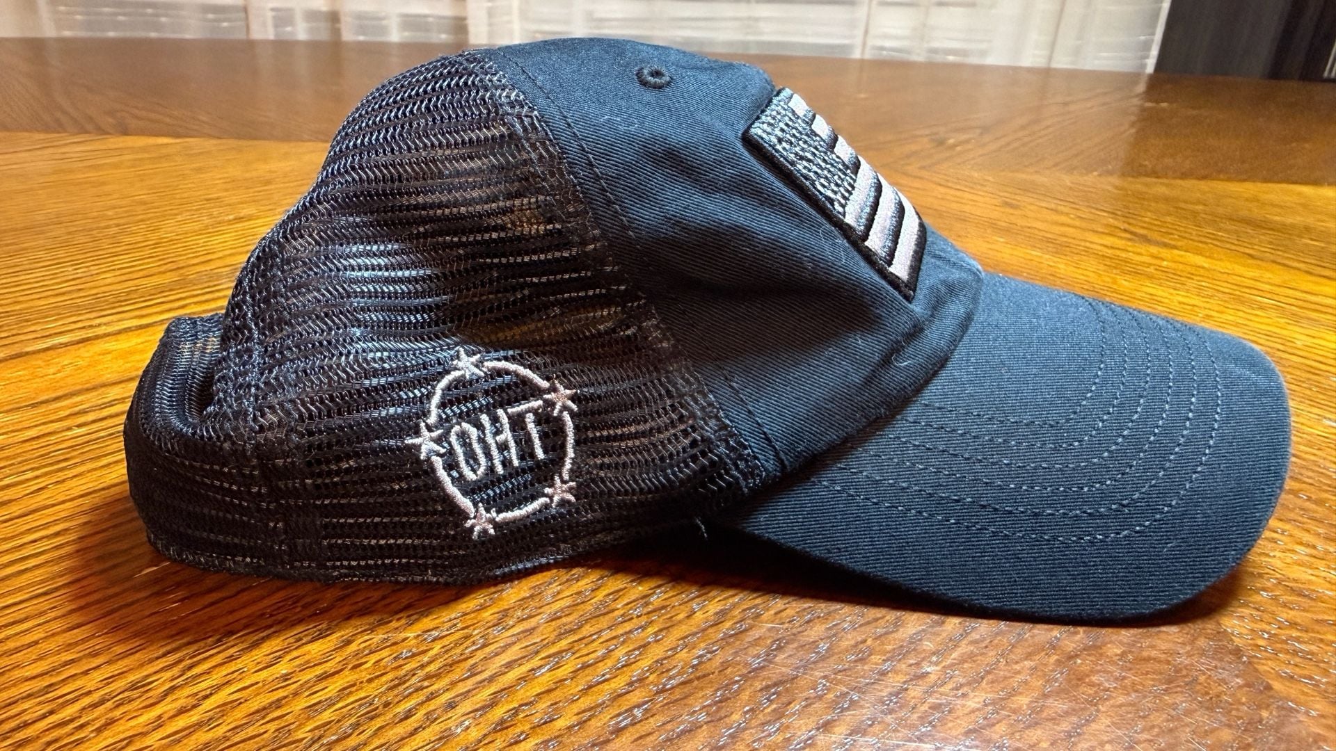 47 Brand Operation Hat Trick OHT Black Trawler Clean Up Trucker Hat 5