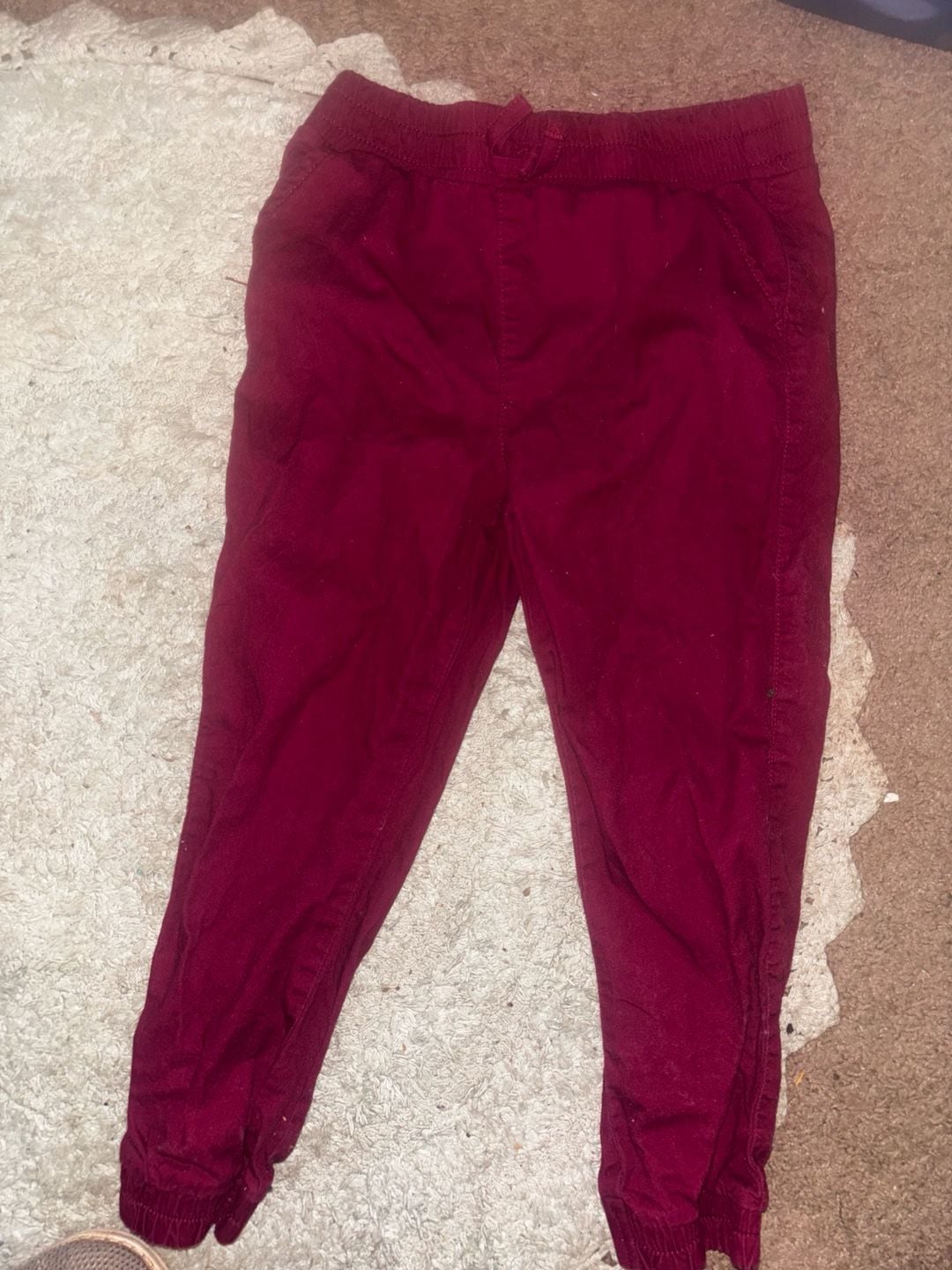Boys 5t maroon jeans 2