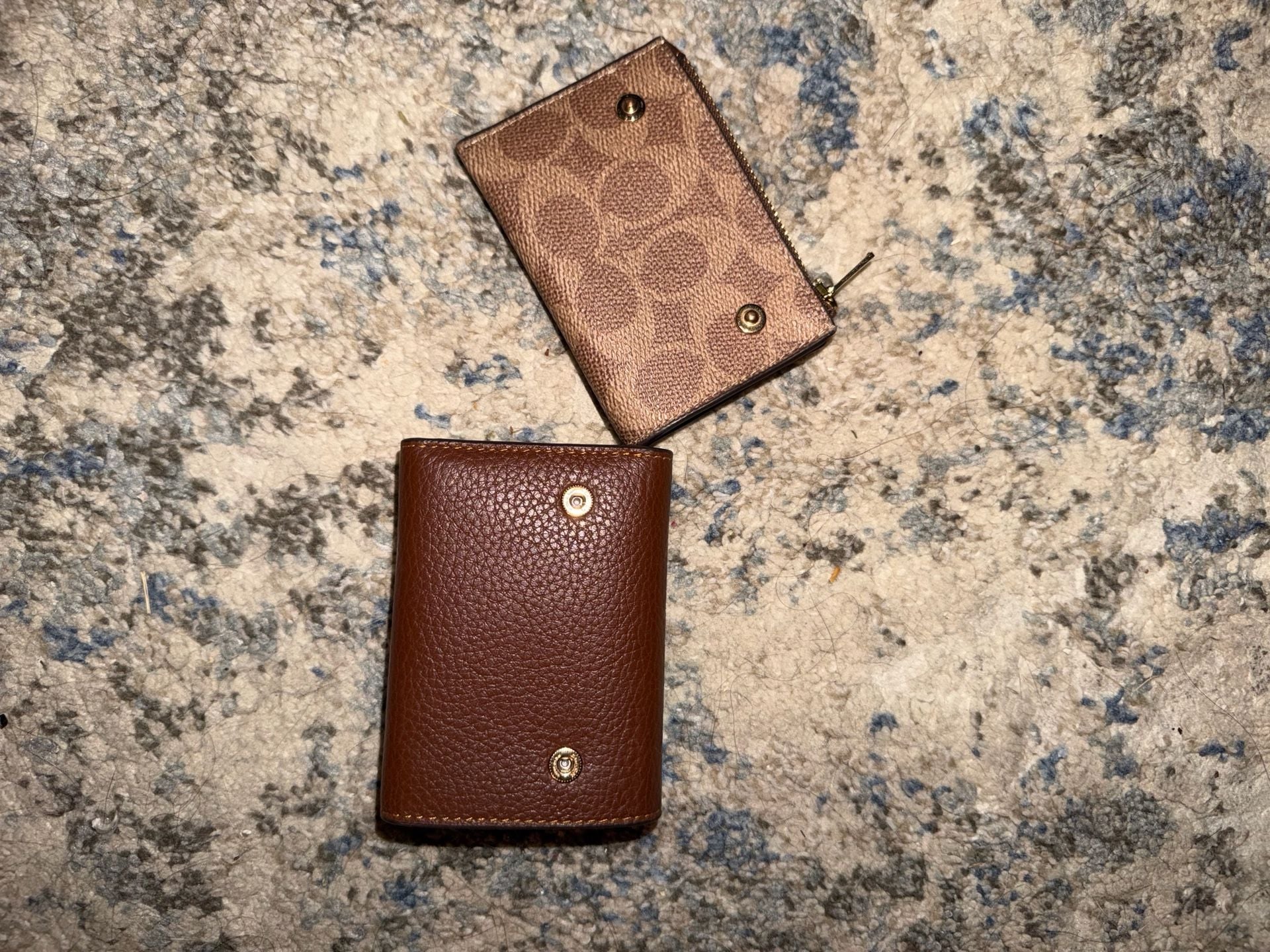Coach Women's Signature Card Holder Wallet Brown 7