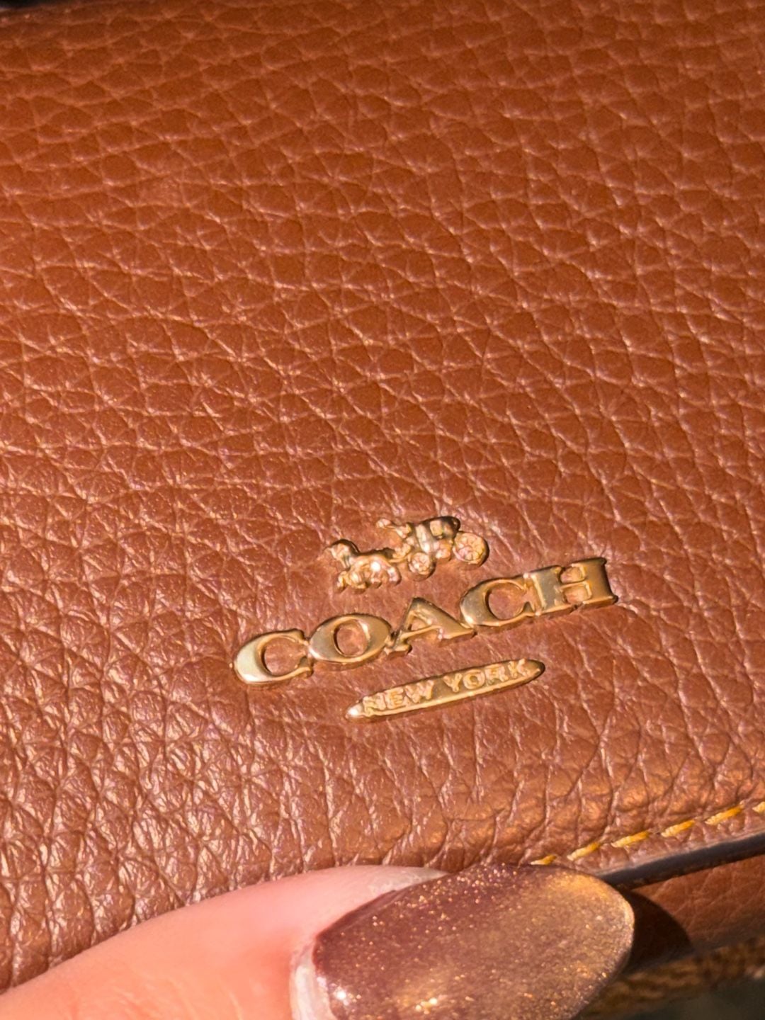 Coach Women's Signature Card Holder Wallet Brown 11