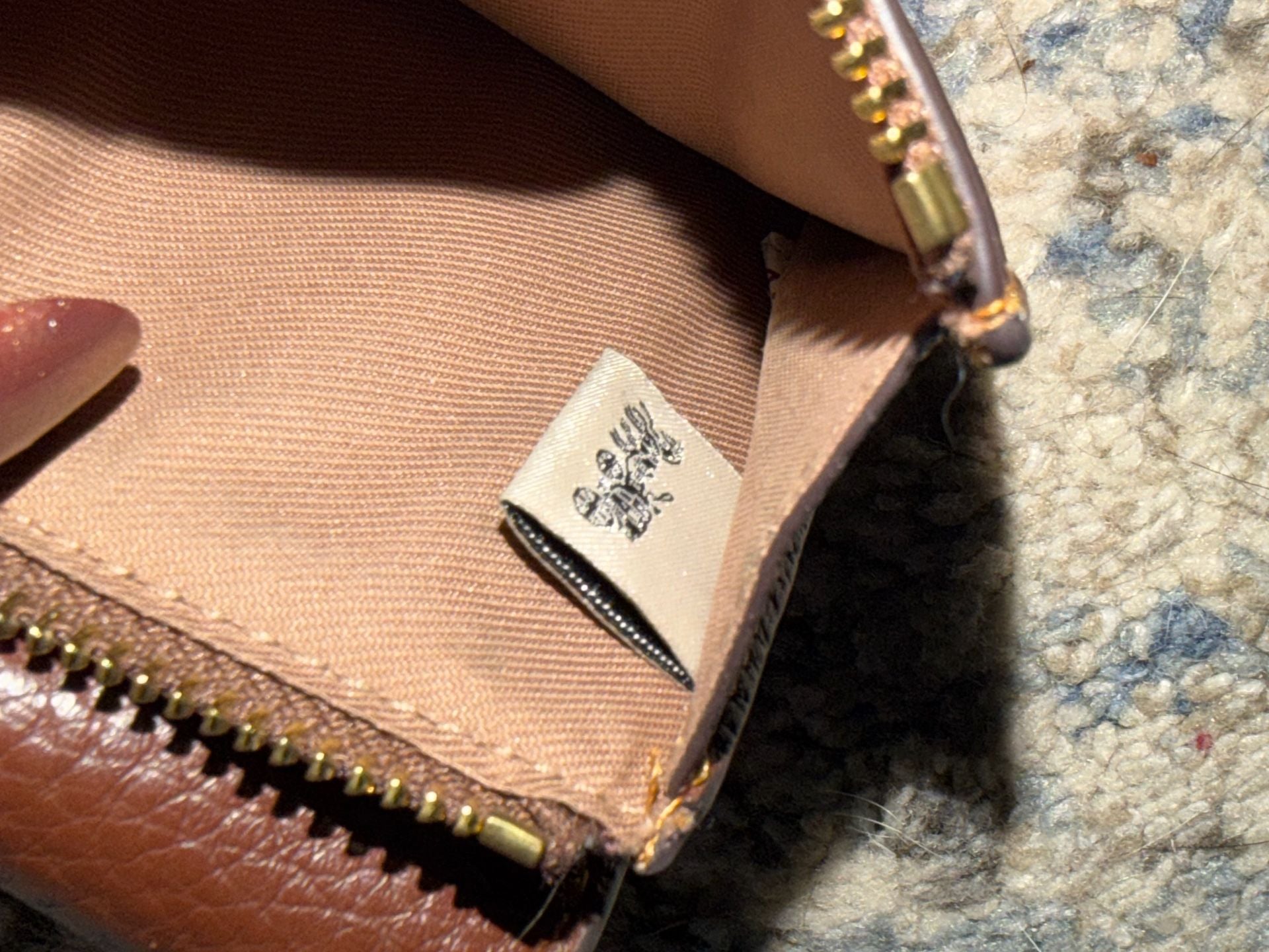 Coach Women's Signature Card Holder Wallet Brown 15