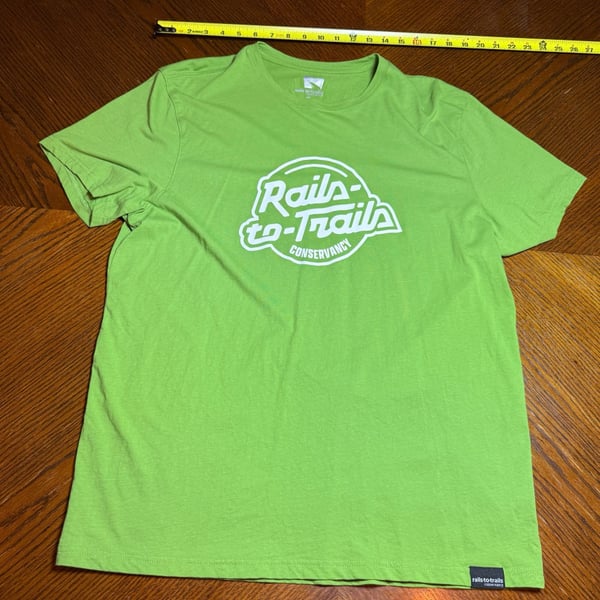 Rails-to-Trails Conservancy Classic LVRT Tee Green XL