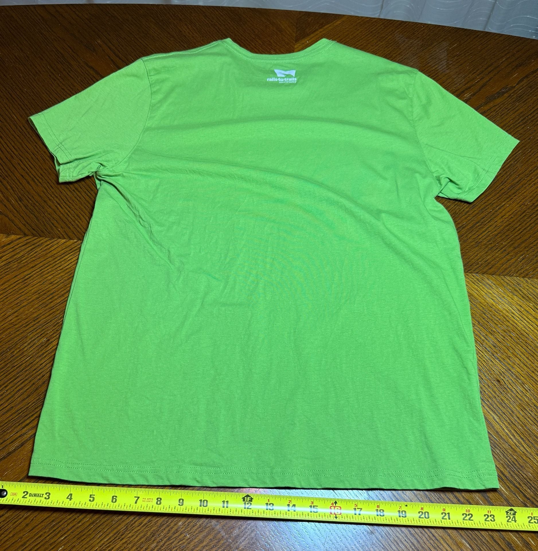 Rails-to-Trails Conservancy Classic LVRT Tee Green XL 7