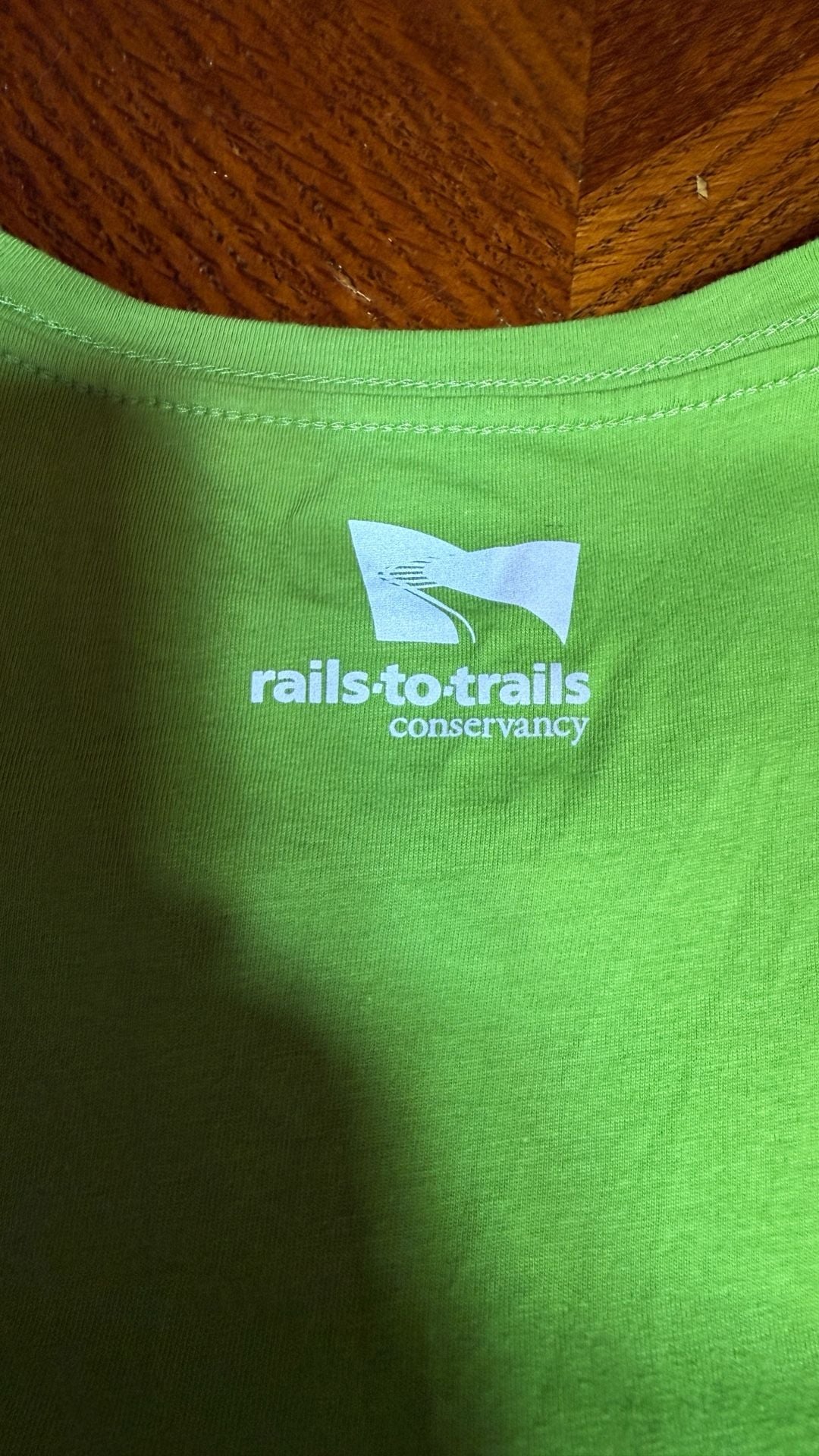 Rails-to-Trails Conservancy Classic LVRT Tee Green XL 8