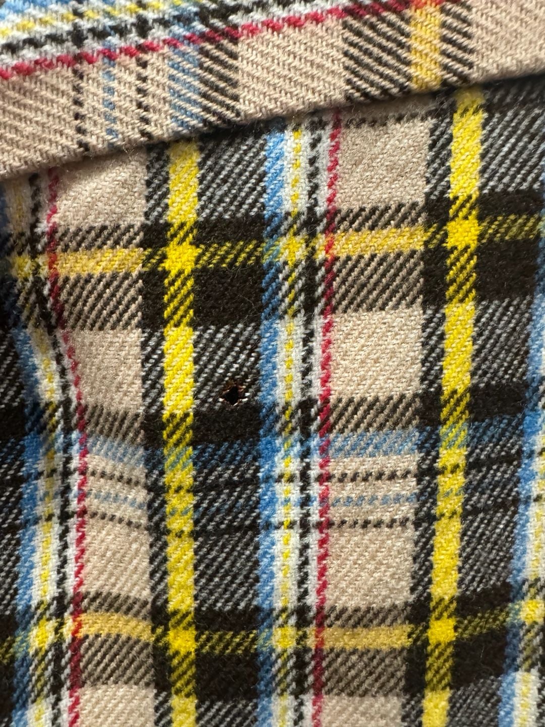 Vintage 80s JCPenney The Men's Shop Flannel Shirt Size XL Plaid Button Down 8