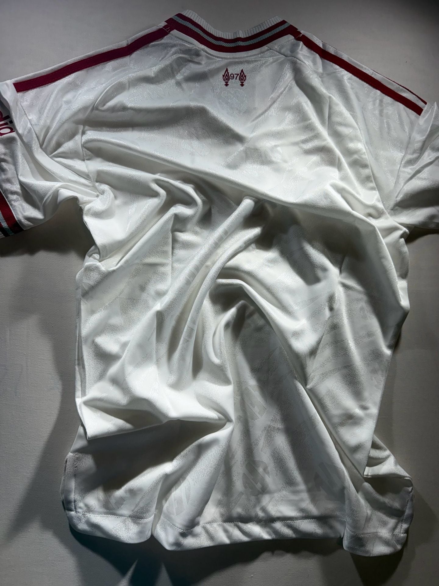 Adidas Liverpool FC Away Jersey Size L White Standard Chartered 17