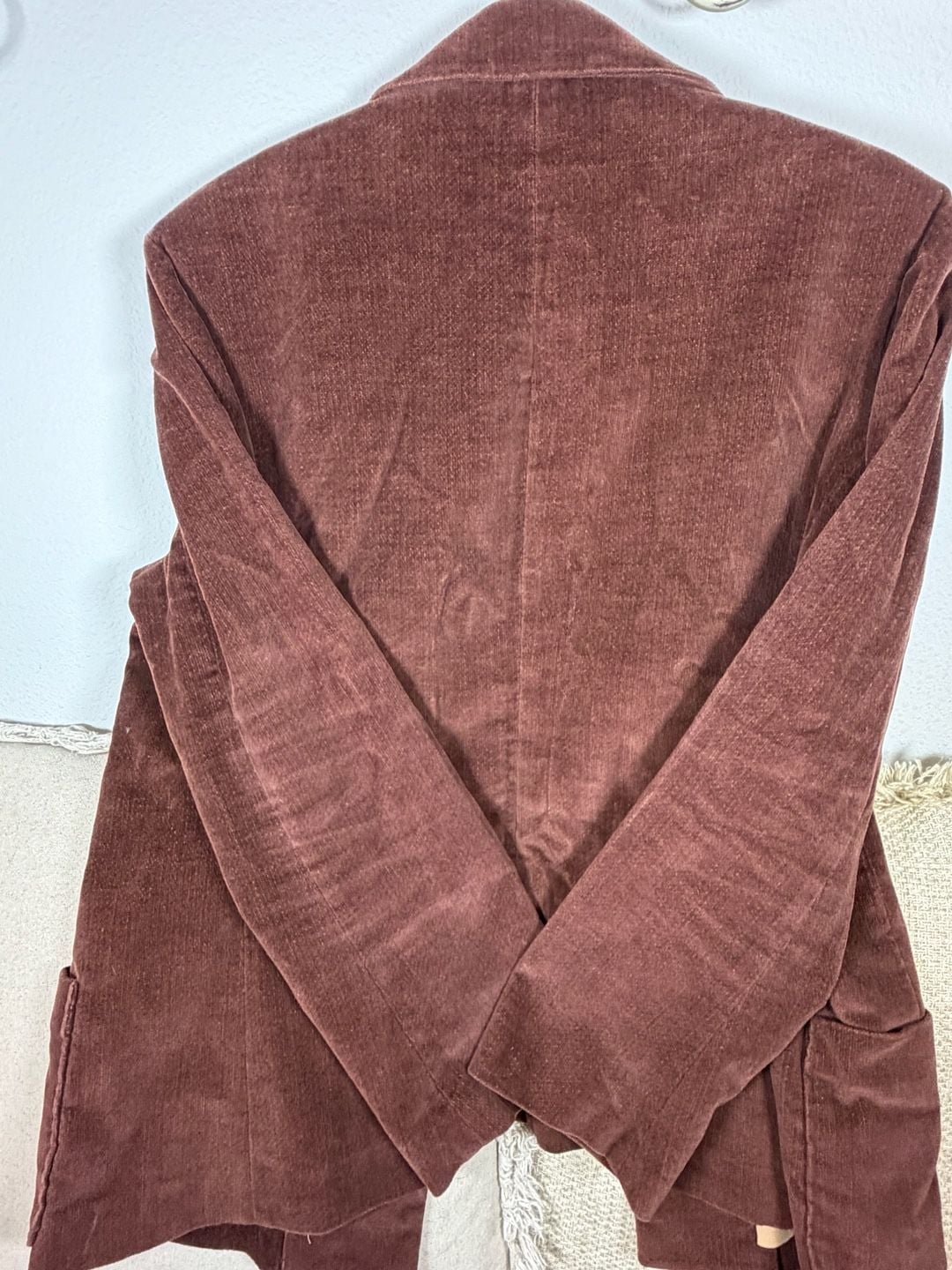 Vintage Brown Corduroy Blazer Jacket 7