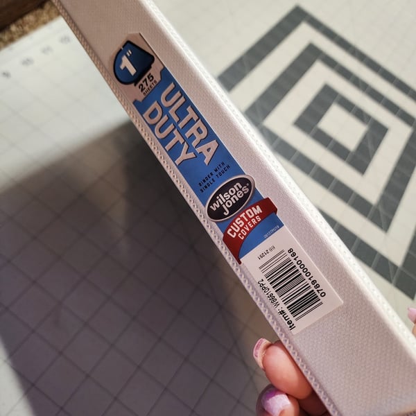 Wilson Jones Ultra Duty 1 Inch Binder White New