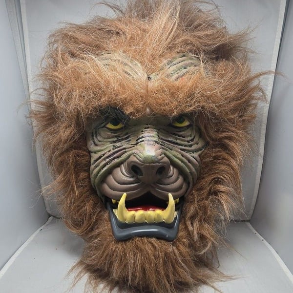 Gemmy Halloween Animated Werewolf Door Greeter Light-Up Eyes Sound Works!