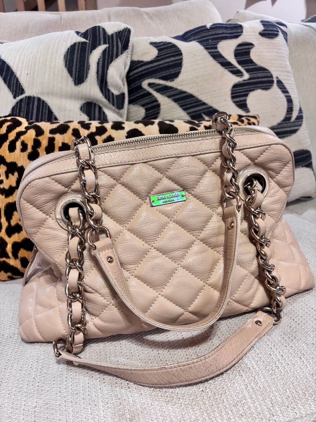 Kate Spade Gold Coast Elizabeth Quilted Leather Bag 2
