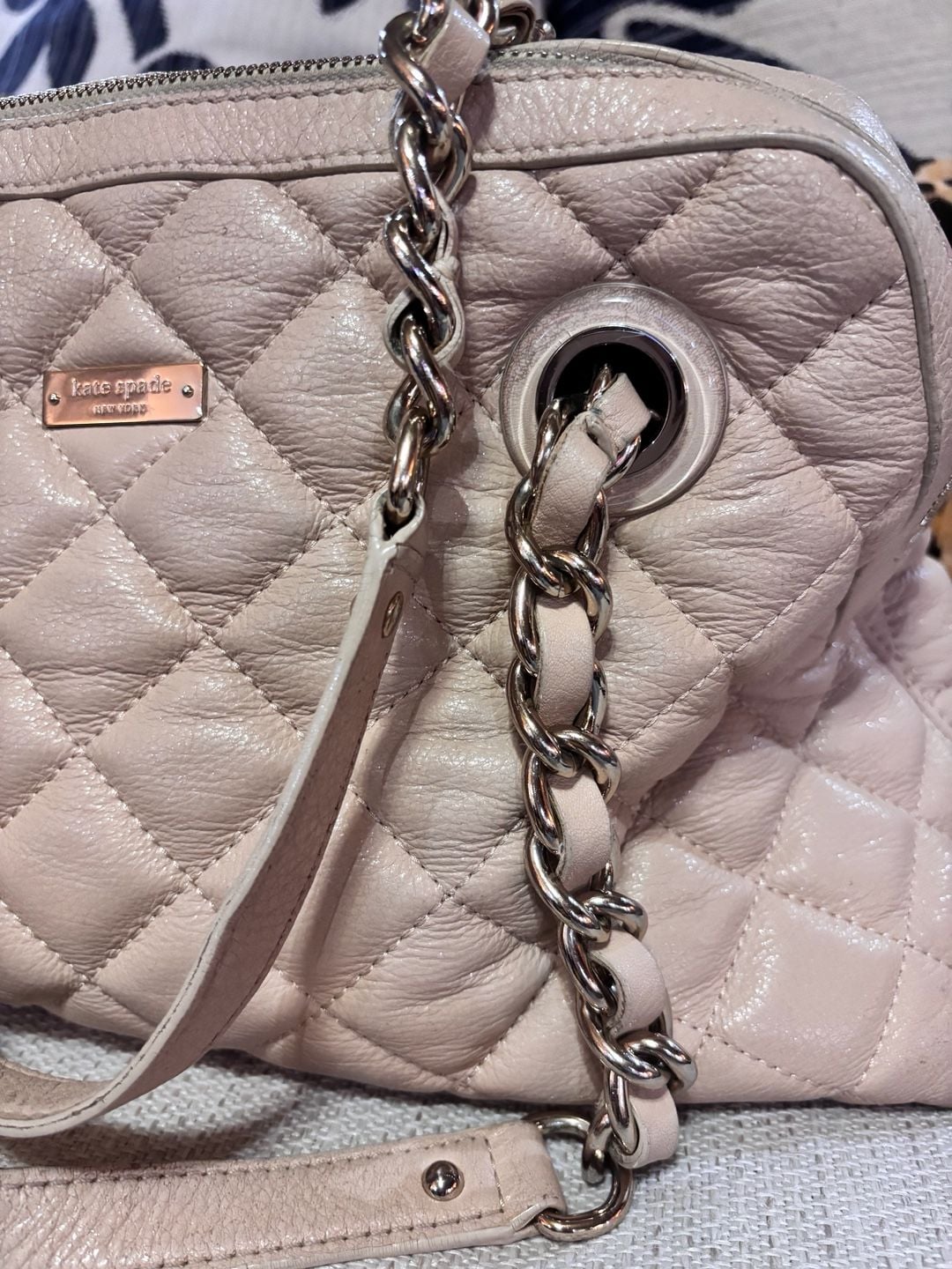 Kate Spade Gold Coast Elizabeth Quilted Leather Bag 4
