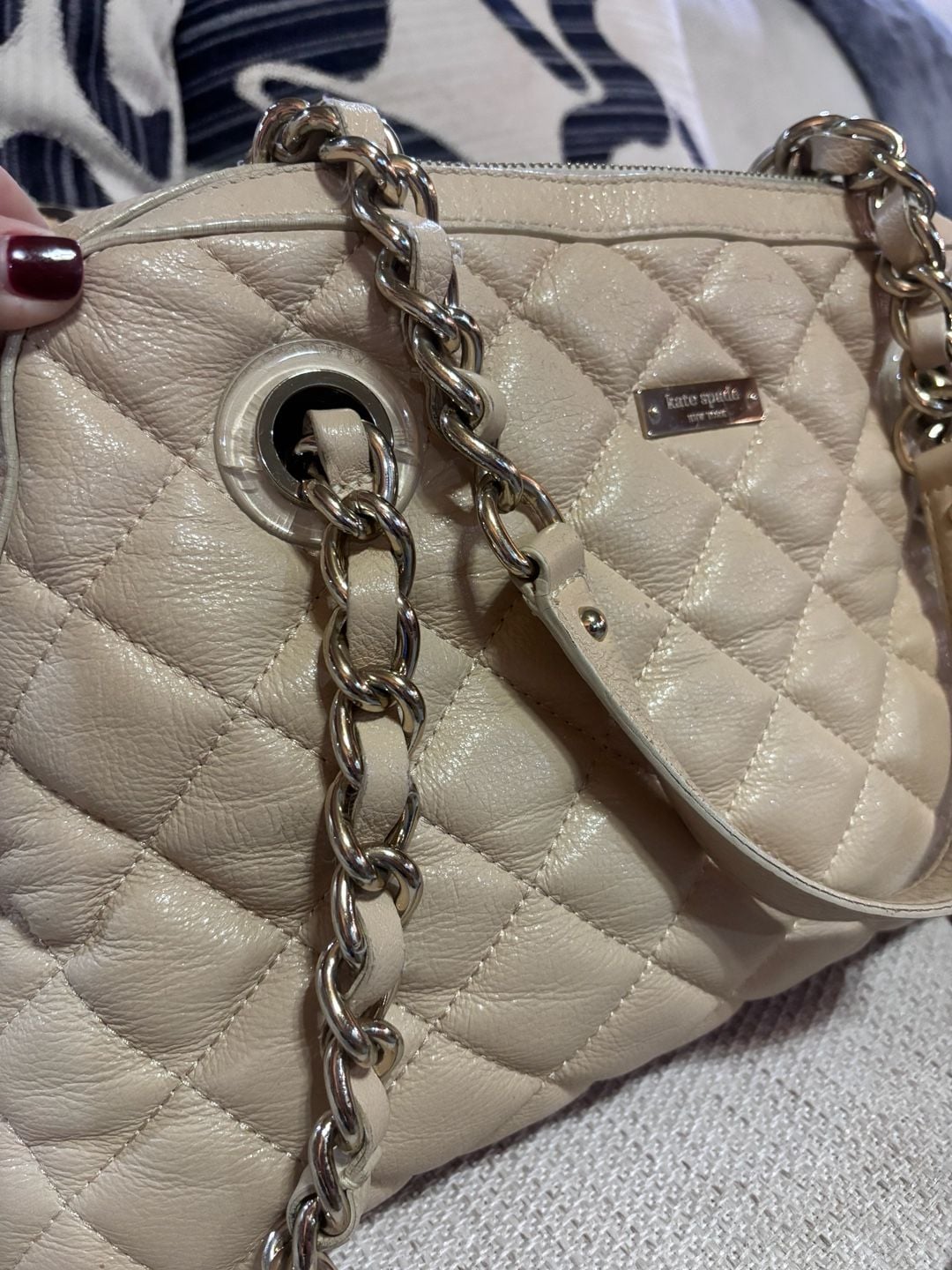 Kate Spade Gold Coast Elizabeth Quilted Leather Bag 5
