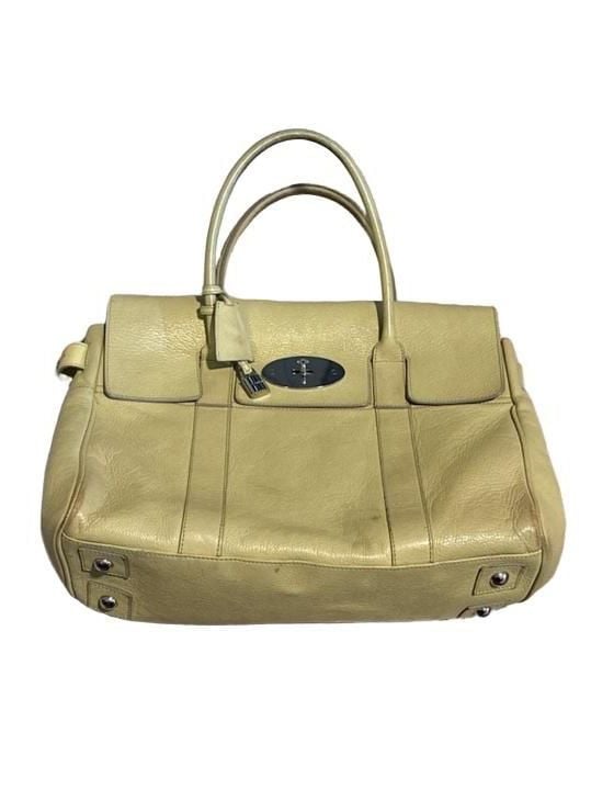 Mulberry Bayswater Heritage Handbag Pistachio Grain Leather 3