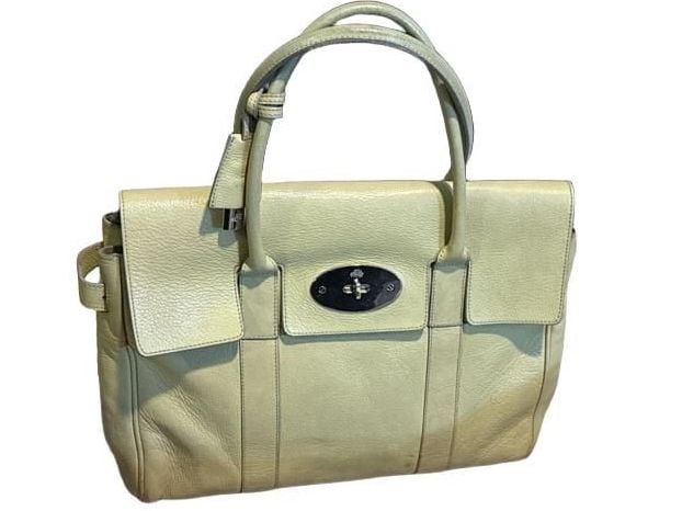 Mulberry Bayswater Heritage Handbag Pistachio Grain Leather 2